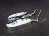Merlinite Moss Agate Earrings In Sterling Silver 925 From Brazil - 8.7 Grams