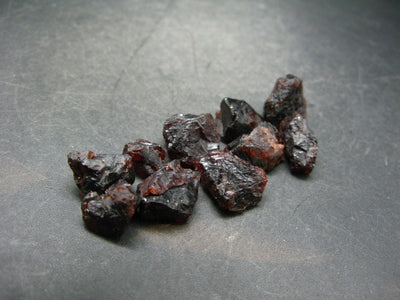 Lot Of 10 Gem Spessartine Spessartite Garnet Crystal From Brazil - 174.4 Carats