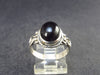 Black Onyx Sterling Silver Ring - Size 7 - 3.19 Grams