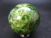 Gem Chrome Diopside Ball Sphere From Russia - 1.6" - 121 Grams