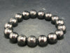 Shungite Bracelet with 12mm Round Beads From Russia - 7"