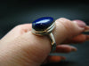 Lapis Lazuli Silver Ring From Afghanistan - 6.9 Grams - Size 10