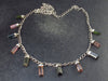 Tourmaline Crystal Silver Necklace from Brazil - 20" - 10.1 Grams