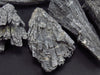 Lot of 10 Rare Black Kyanite Crystals From Brazil - 74 Grams