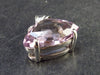 Genuine Rich Purple Facetted Amethyst Sterling Silver Pendant From Brazil - 0.9" - 3.9 Grams