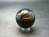 Rare Blue Amber Ball Sphere Fluorescent From Indonesia - 1.3" - 20.1 Grams