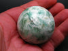 Russian Treasure from the Earth!! Pastel Emerald-Green Noble Talc & Hematite Sphere from Russia - 116 Gram - 1.8"