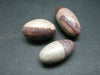 Lot of 3 Natural Elliptically Shaped Shiva Lingam Stones from India