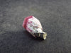 World's Rarest Gemstone! Prismatic Bixbite Red Emerald Beryl Silver Pendant From Utah USA - 5.00 Carats - 0.7"