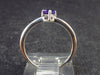 Siberian Amethyst!! Natural Faceted Rich Purple Color Amethyst Sterling Silver Ring - 1.05 Grams - Size 4