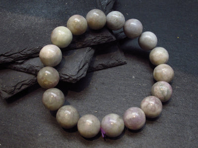 Hackmanite Genuine Bracelet ~ 7 Inches ~ 12mm Round Beads