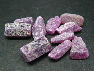 Lot of 10 Ruby Crystals from Winza Tanzania - 26.1 Grams