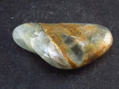 Aquatine Blue Calcite Tumbled Stone from Argentina - 1.5"- 11.8 Grams