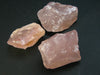 Symbol of Love and Beauty!! Lot of Three Rough Rose Quartz From Madagascar