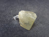 Very Nice Danburite Sterling Silver Pendant from Mexico - 0.9" - 3.56 Grams