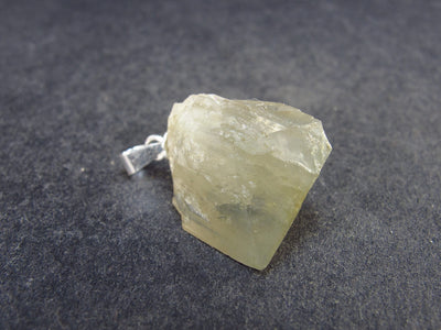 Very Nice Danburite Sterling Silver Pendant from Mexico - 0.9" - 3.56 Grams