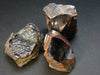Kidney Ore!! Lot of Three Rough Brilliant Silvery Black Botryoidal Bubbles Hematite from Morocco