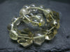 Libyan Tektite Glass Genuine Bracelet ~ 7 Inches ~ Cube & Round Beads