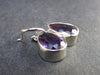 Orchid St. Valentine Gem!! Drop Shaped Faceted Natural Amethyst 925 Sterling Silver Earrings - 5.5 Grams