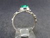 Malachite Cabochon Silver Ring - 3.53 Grams - Size 7.75