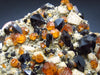Spessartine Spessartite Garnet On Smoky Quartz Crystal From China - 3.6" - 115 Grams
