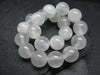White Calcite Genuine Bracelet ~ 7 Inches ~ 10mm Round Beads
