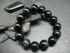 Hawks Eye Genuine Bracelet ~ 7 Inches ~ 14mm Round Beads