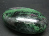 Ruby In Zoisite Tumbled Stone From Tanzania - 2.1" - 59.8 Grams