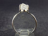 Fine Clear Natural Herkimer Diamond Silver Ring From New York - Size 7 - 2.45 Grams