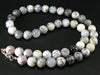 Merlinite Moss Agate Necklace Beads From Brazil - 19" - 10mm Round Beads