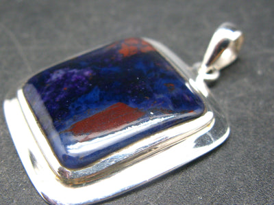 Bustamite Silver Pendant from South Africa - 1.6" - 8.6 Grams