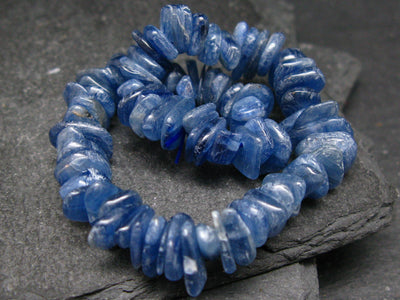 Blue Kyanite Genuine Bracelet ~ 7 Inches ~ 10mm Tumbled Beads