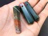 Lot of 3 Bloodstone Pencil Point Pendants From India