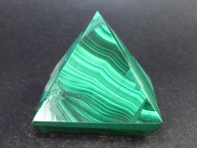 Rich Vibrant Green Malachite Pyramid From Congo - 1.9" - 116.5 Grams