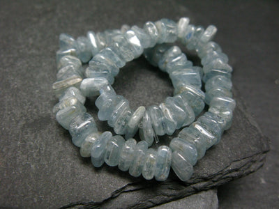 Blue Kyanite Genuine Bracelet ~ 7 Inches ~ 8mm Tumbled Beads