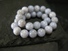 Blue Lace Agate Genuine Bracelet ~ 7 Inches ~ 6mm Round Beads