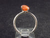Raw Sunstone 925 Silver Ring From Tanzania - 1.71 Grams - Size 6.25