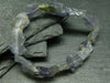 Iolite Cordierite Genuine Bracelet ~ 7 Inches ~ 15mm Raw Beads