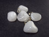 Set of 5 Natural Quartz Crystal Pendants From Brazil