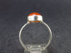 Gem from A Poem by Goethe!! Orange - Red Carnelian Sterling Silver Ring - 3.8 Grams - Size 9
