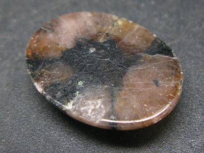 Chiastolite Variety of Andalusite Cabochon from China - 1.0"