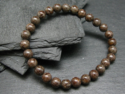 Vortexite Genuine Bracelet ~ 7 Inches ~ 6mm Round Beads
