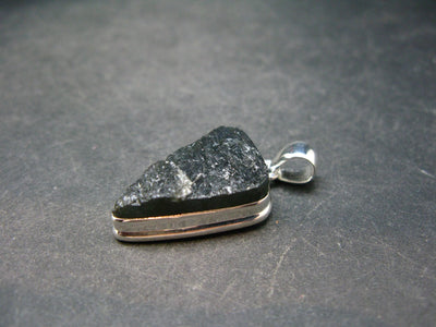 Faceted Labradorite Pendant In 925 Sterling Silver From Madagascar - 1.5'' - 7.7 Grams