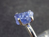 Natural Tanzanite (Zoisite) Crystal Sterling Silver Ring - 1.69 Grams - Size 6.5