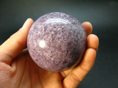 Lepidolite sphere from Brazil - 2.3"