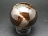 Rare Staurolite crystal in matrix Sphere Ball from Russia - 2.0"