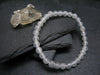 White Calcite Genuine Bracelet ~ 7 Inches ~ 6mm Round Beads