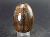Chiastolite Variety of Andalusite Egg from China - 1.4"